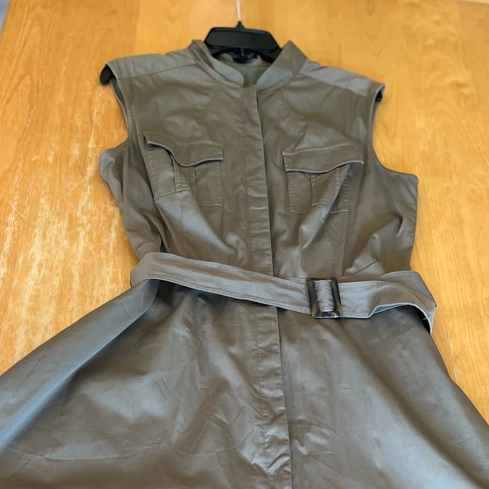 Ann Taylor Belted A-Line Dress - Picture 5 of 10